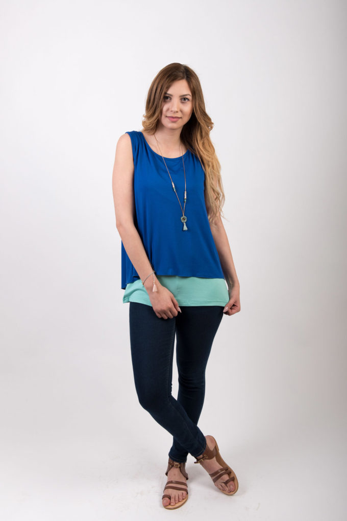 Μπλουζα θηλασμου blue