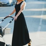 φορεμα θηλασμου Black maxi