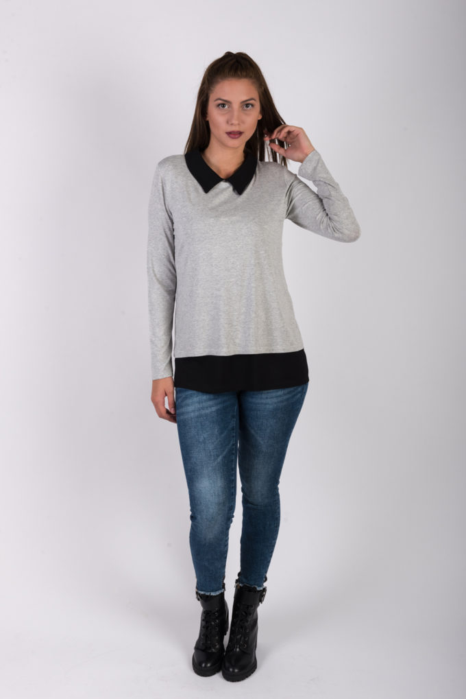 μπλουζα θηλασμου collar top