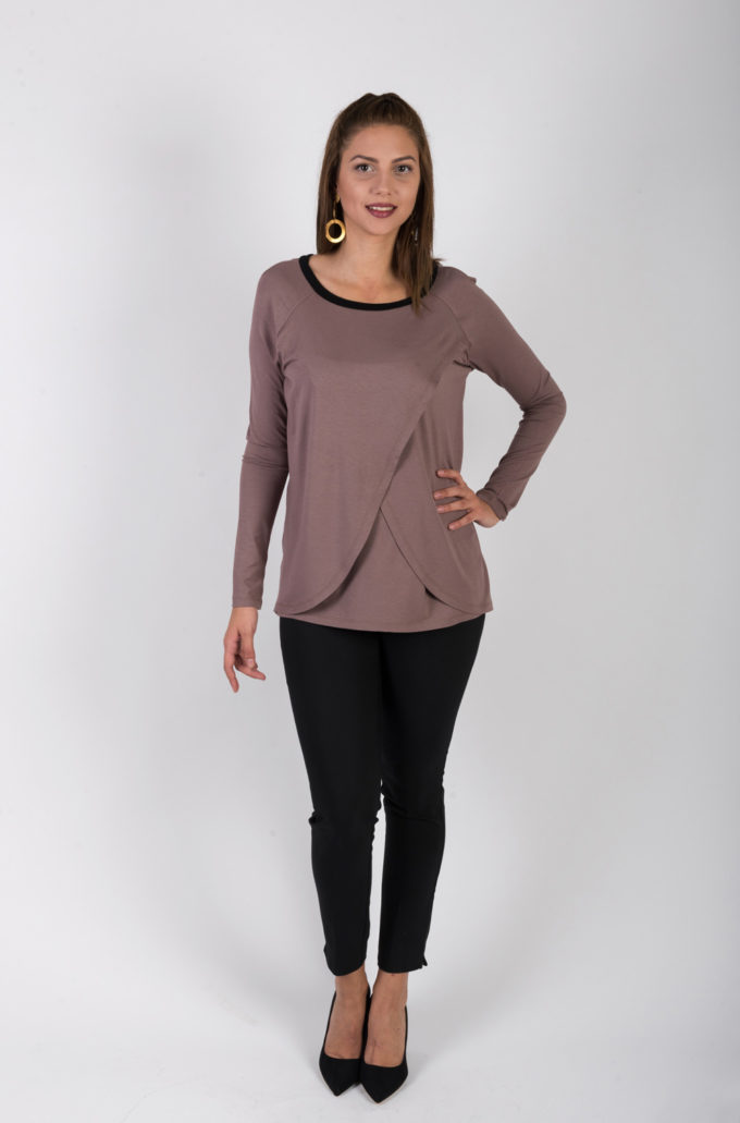 μπλουζα θηλασμου draped