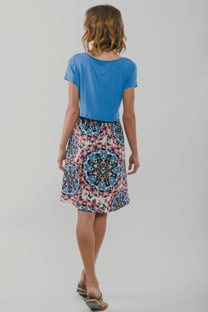 Tsinias-15 φόρεμα θηλαμού Butterblue