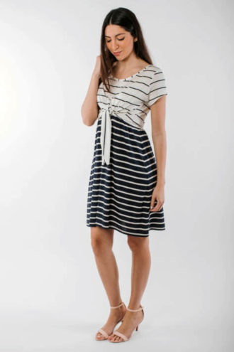 φορεμα θηλασμου navy stripes