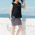 Φουστα εγκυμοσύνης small dots