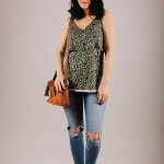 μπλούζα θηλασμού boho flower