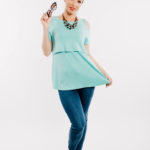 Mπλουζα θηλασμου cyan sea