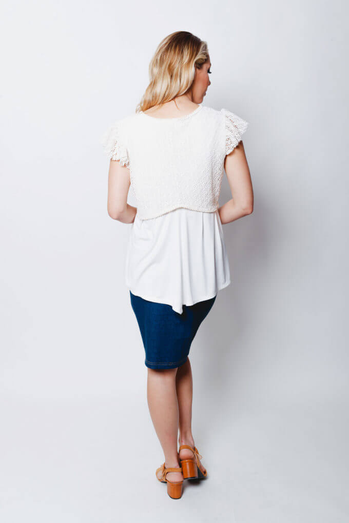 Μπλούζα θηλασμού white romance Μπλούζα θηλασμού white romance